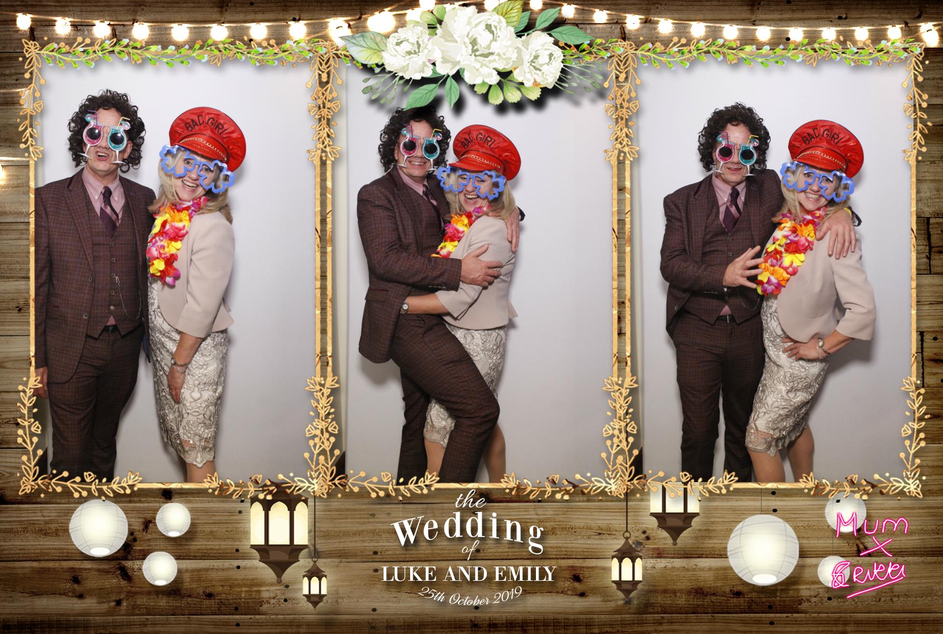 Luke & Emily's Wedding | View more photos from the event at gallery.myphotoboothexperience.co.uk/u/MyPhotoBoothExperienceLtd/Luke-Emilys-Wedding